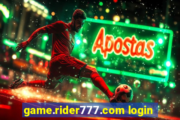 game.rider777.com login